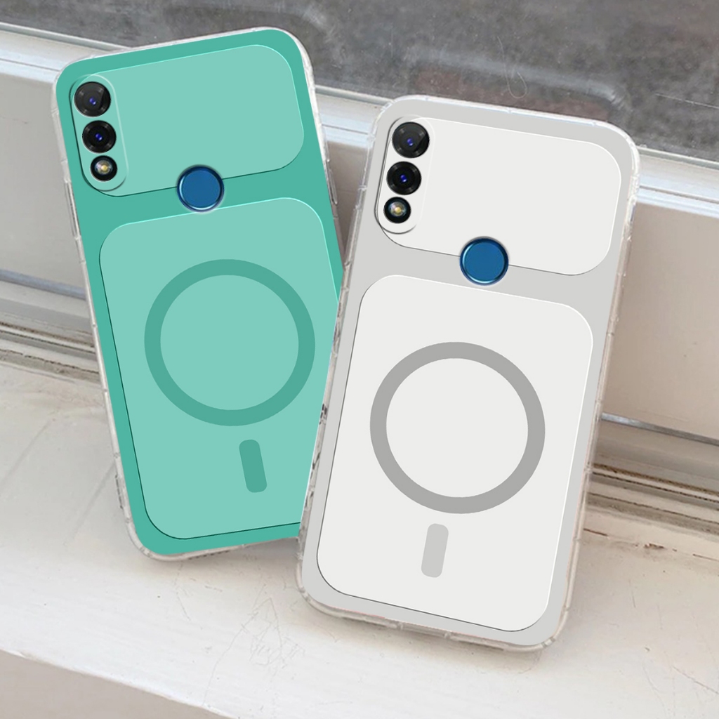 Vsmart Joy 2 Plus / Joy 2+ เคสยืดหยุ่นพิมพ์ลายวงกลมบุคลิกภาพนําโชค