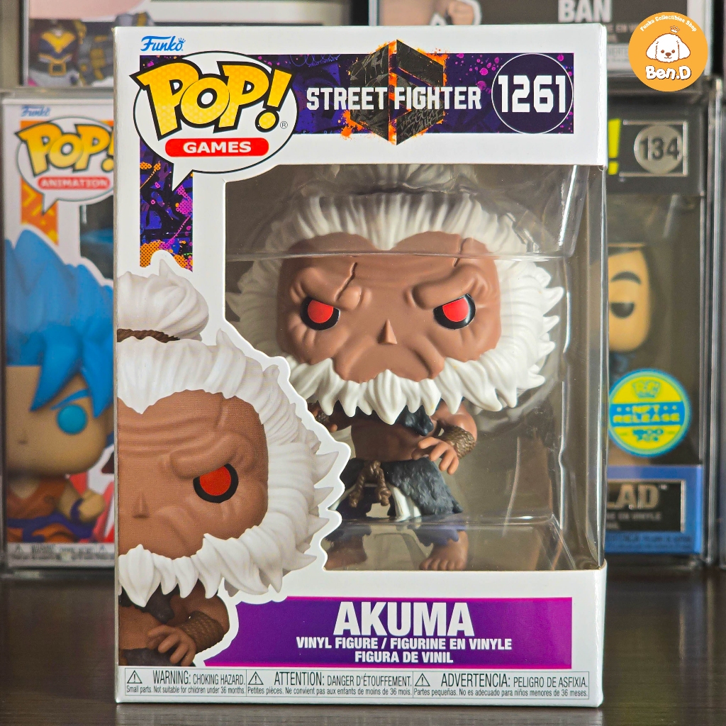 FUNKO POP Fiko POP Games: ฟิกเกอร์ Street Fighter 6 - Akuma 1261