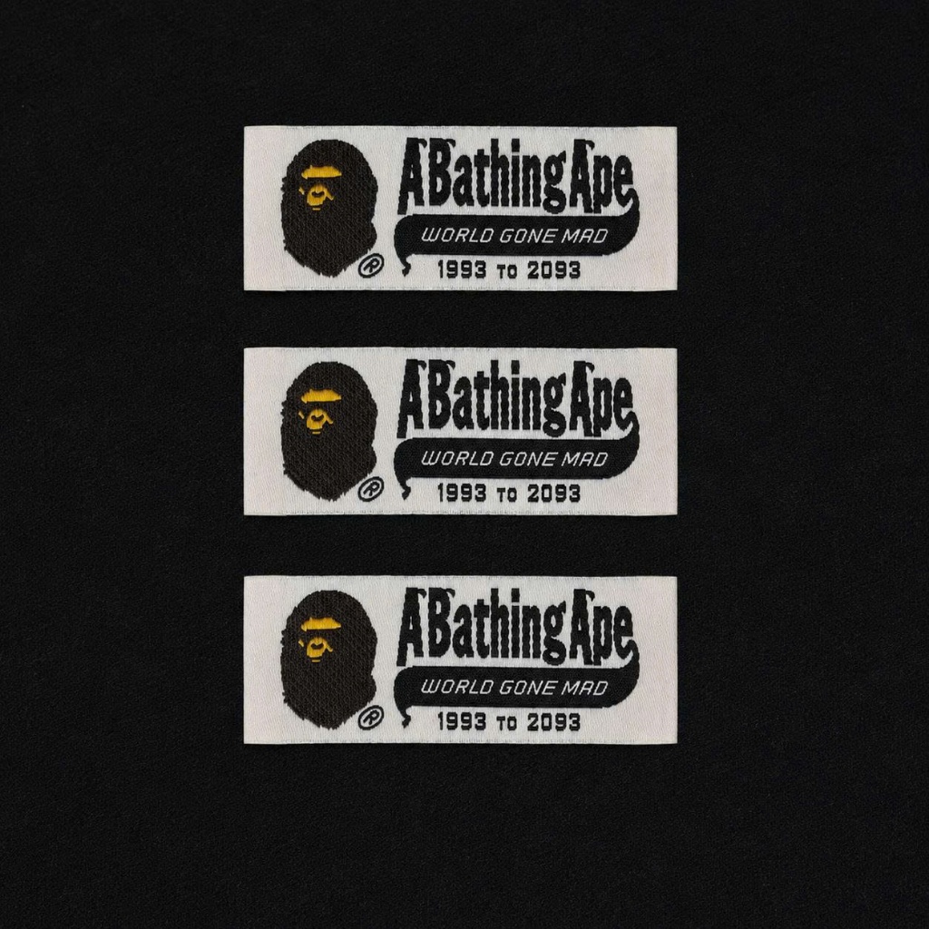 Set 3 เสื้อ Bape ป้าย Bape ทอระดับพรีเมียม