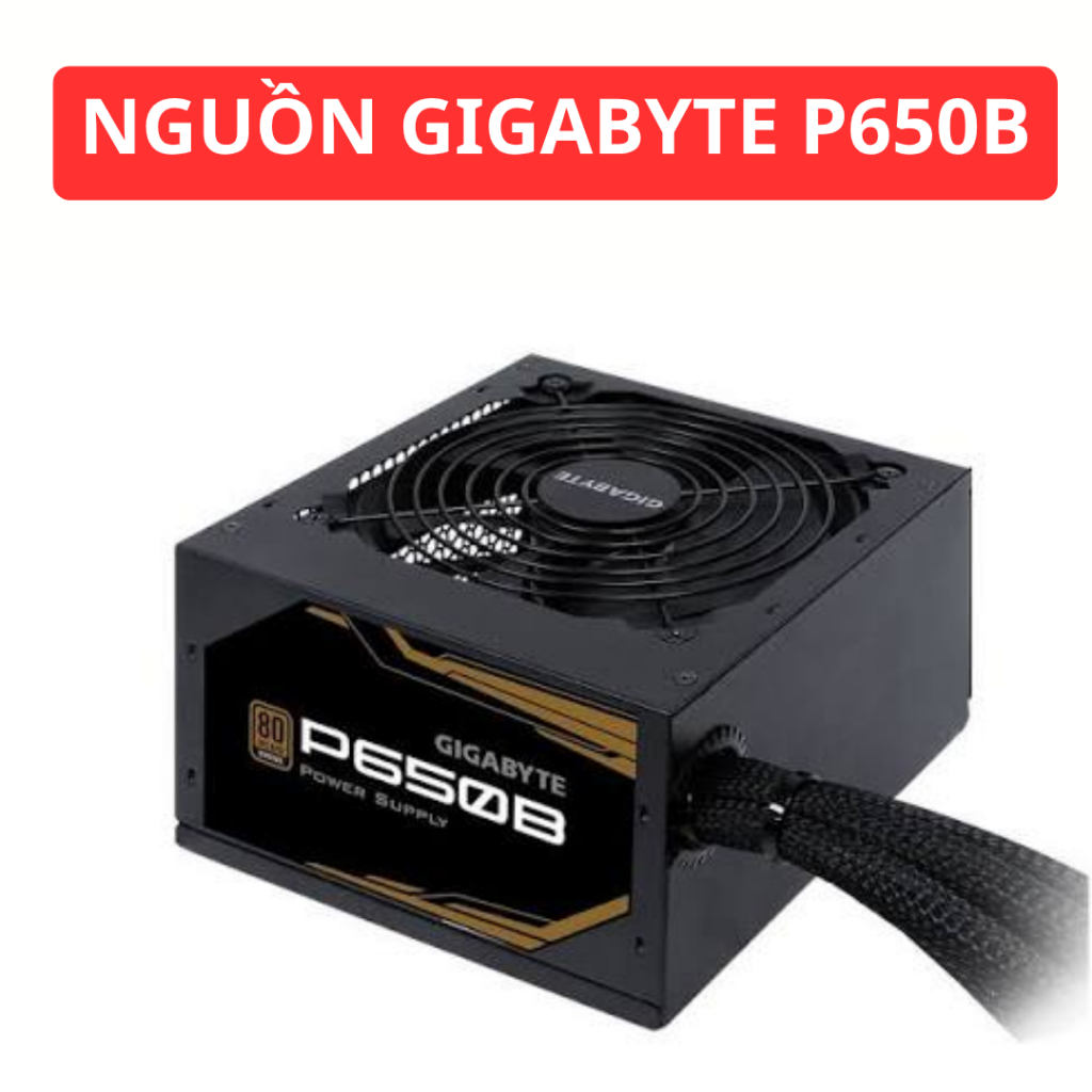 GIGABYTE P650B 650W 80 PLUS แหล่งพลังงานคอมพิวเตอร์ - สินค้ามือสอง