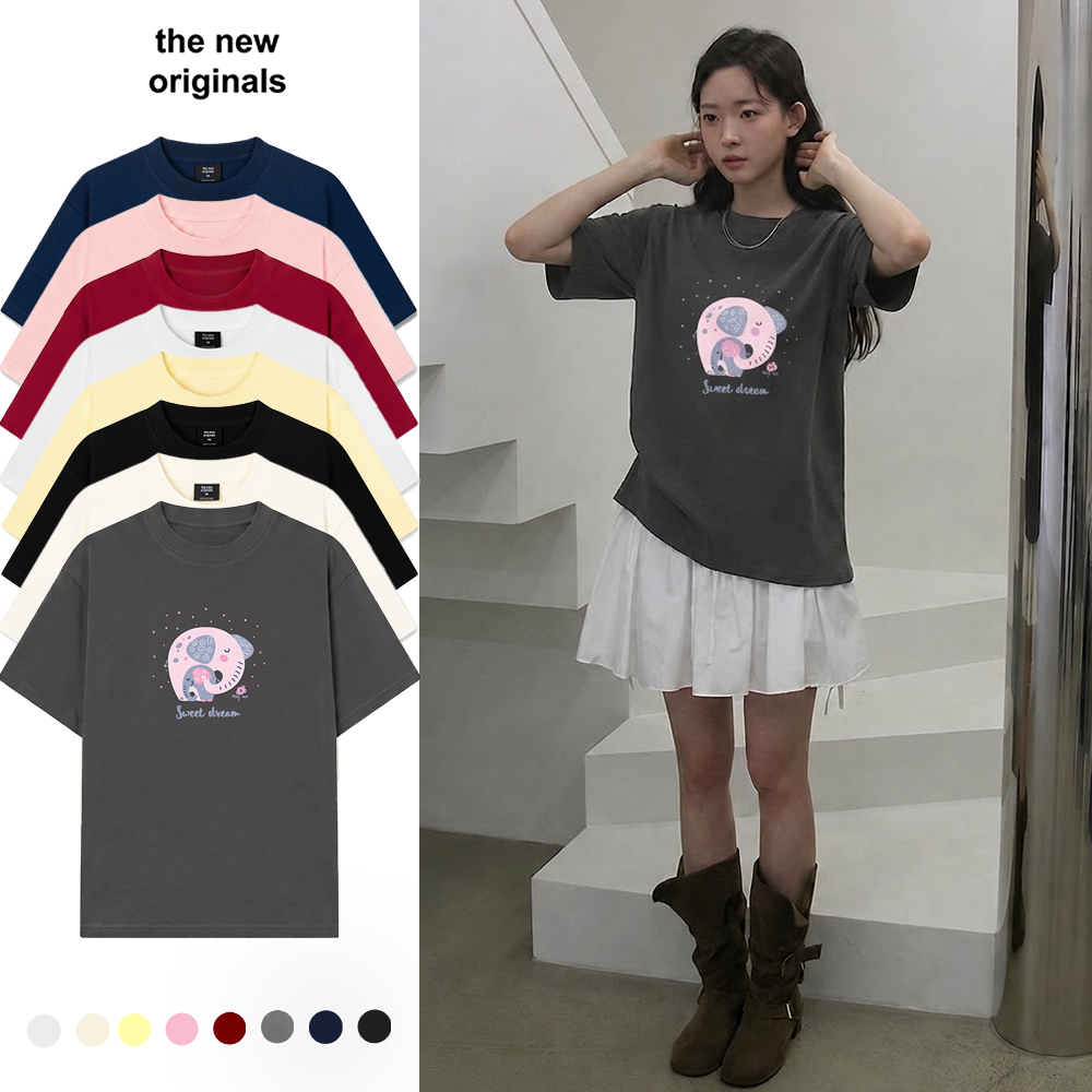 Relaxed Fit The New Originals T-Shirt "Sweet Dream Elephant" - TT0408TT