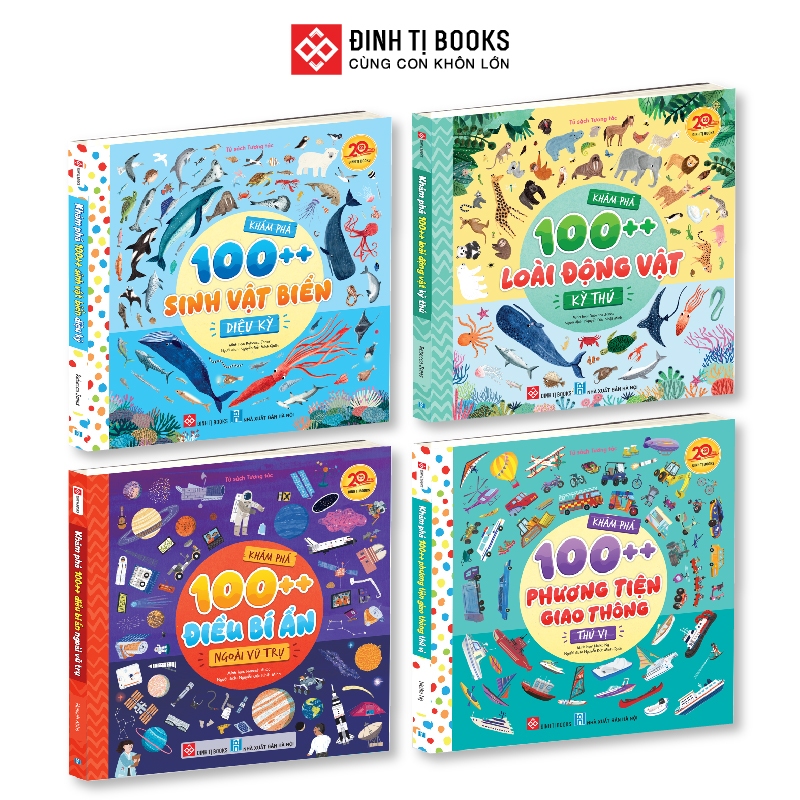 Interactive Books - Discover 100++ สําหรับเด็กอายุ 2 ปี - Dinh Ti Books