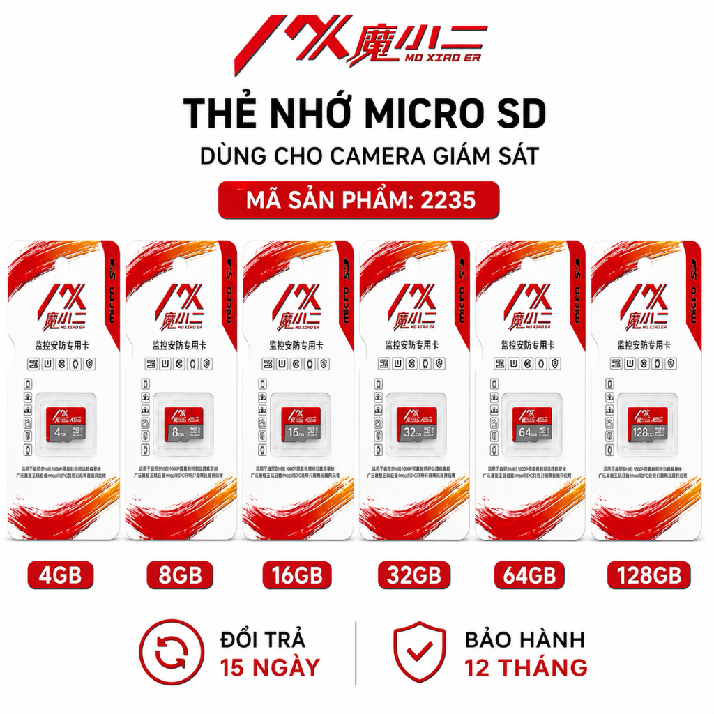 การ์ดหน่วยความจํากล้องเฝ้าระวัง Micro SD MX 4GB/8GB/16GB/32GB/64GB - ความเร็วที่เสถียร ที่เก็บกล้อง 