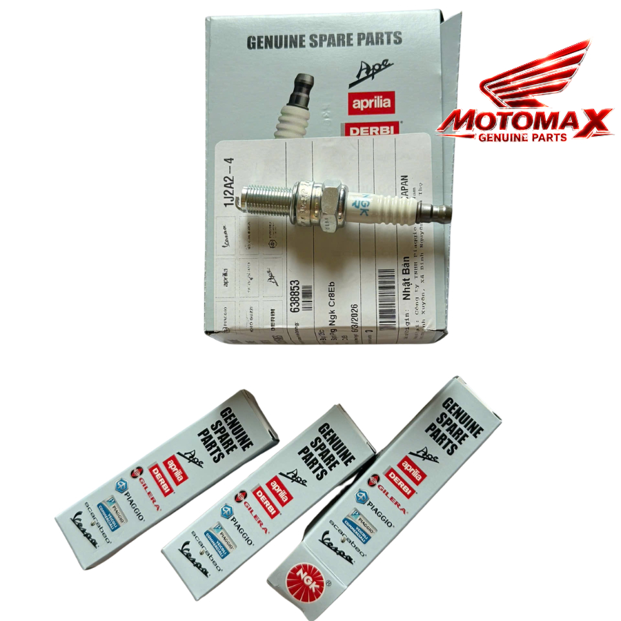 Piaggio Vespa NGK CR8EB หัวเทียน – รหัส 638853 ของแท้
