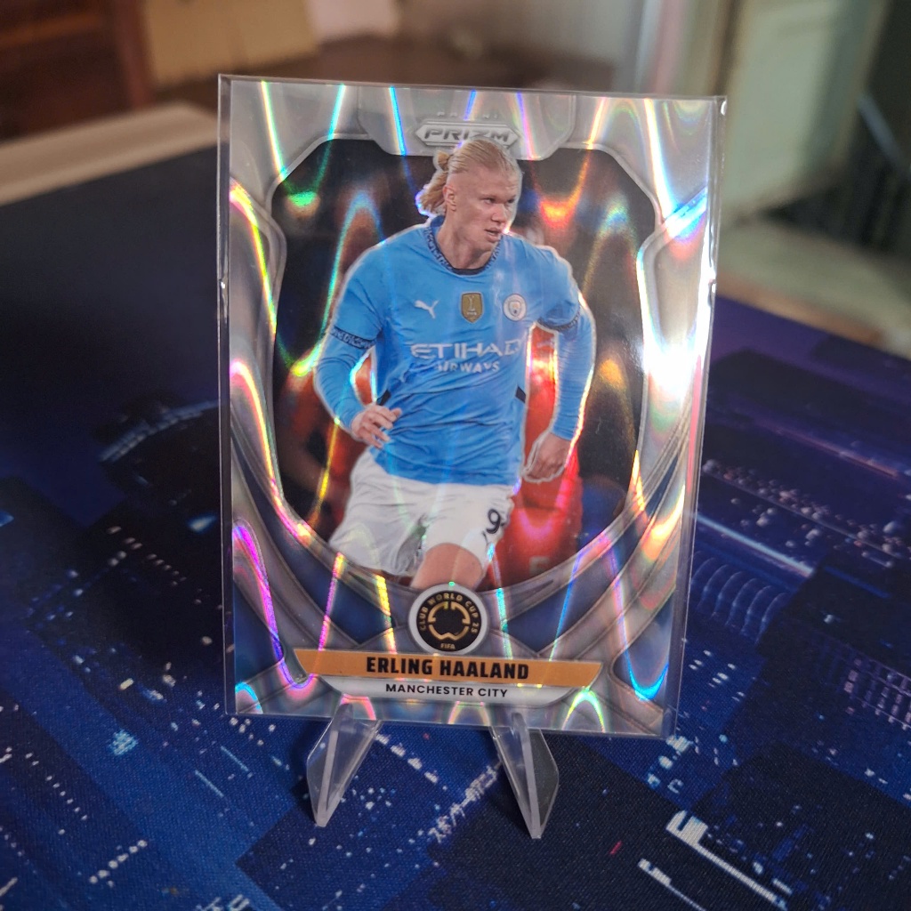 PRIZM Haaland Man City การ์ด Panini ของแท้