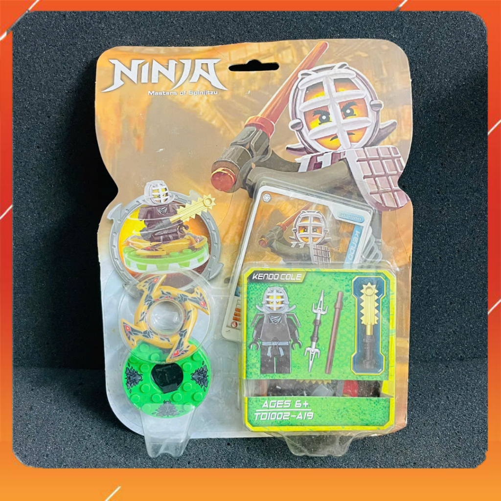 Cole KENDO Spiner NINJA Minifigures ของเล่นสะสม (ซีลใหม่)