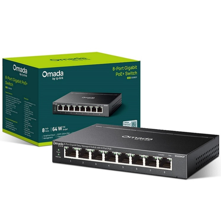 TPLink Omada ES208G Easy Managed 8-Port Managed Switch