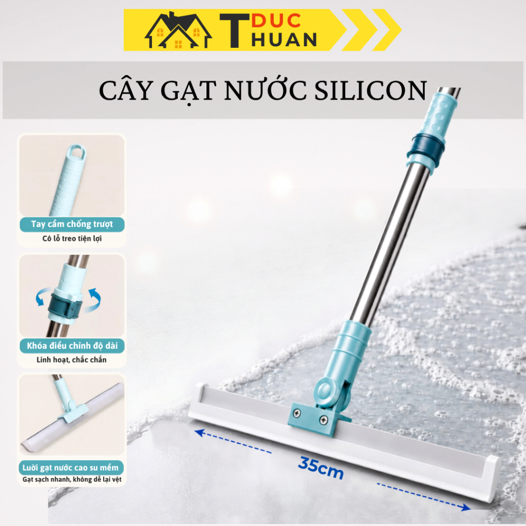แปรงปัดน้ําฝนพื้นห้องน้ํา Smart HOME Sweep Anti-Slip Bathroom Cleaner - DT HOME