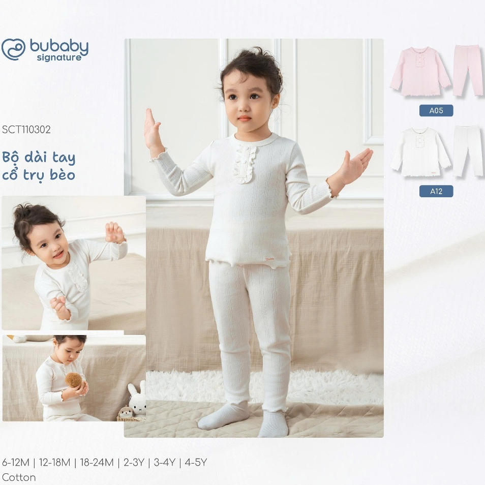 Bu baby - ชุดแขนยาวคอปกนัวเนีย SCT110302