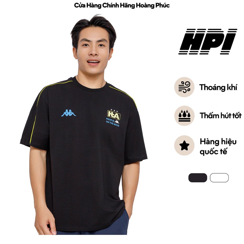 เสื้อยืดแขนสั้นผู้ชาย kappa ขี้เล่นทั่วไป x cool KOCC2TD05