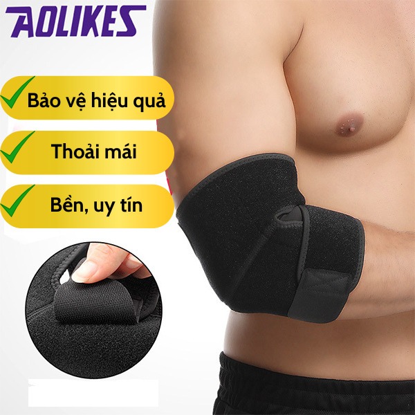 AOLIKES 7940 Gym Support ผ้าพันแผลข้อศอก