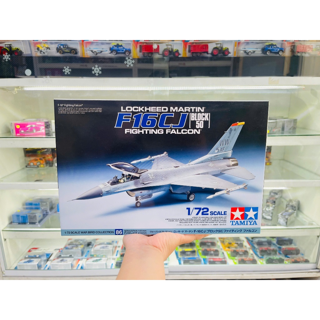 เครื่องบินทหาร US รุ่น F-16CJ Block 50 Fighting Falcon 60786 Tamiya
