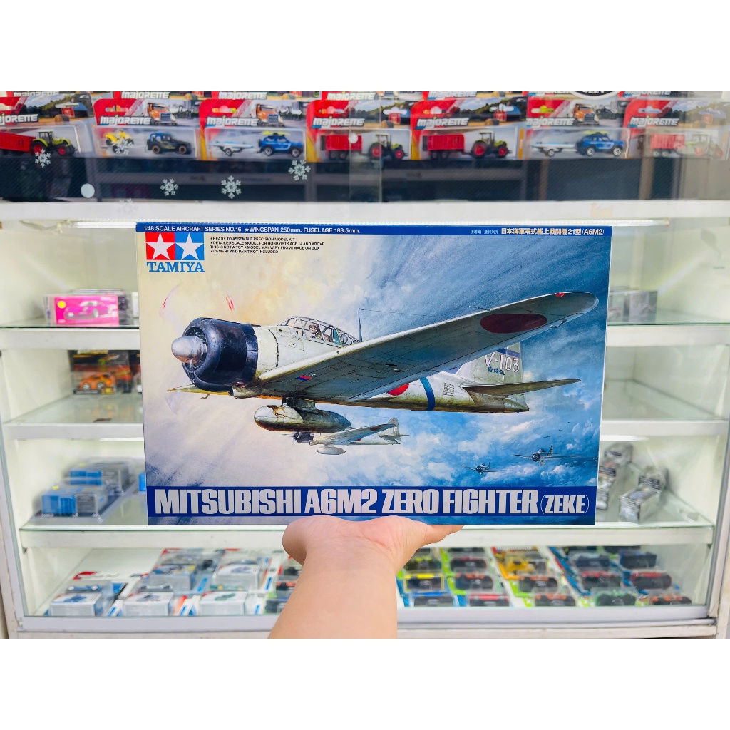 เครื่องบินทหารญี่ปุ่น รุ่น A6M2 Type 21 Zero Fighter 6116 Tamiya