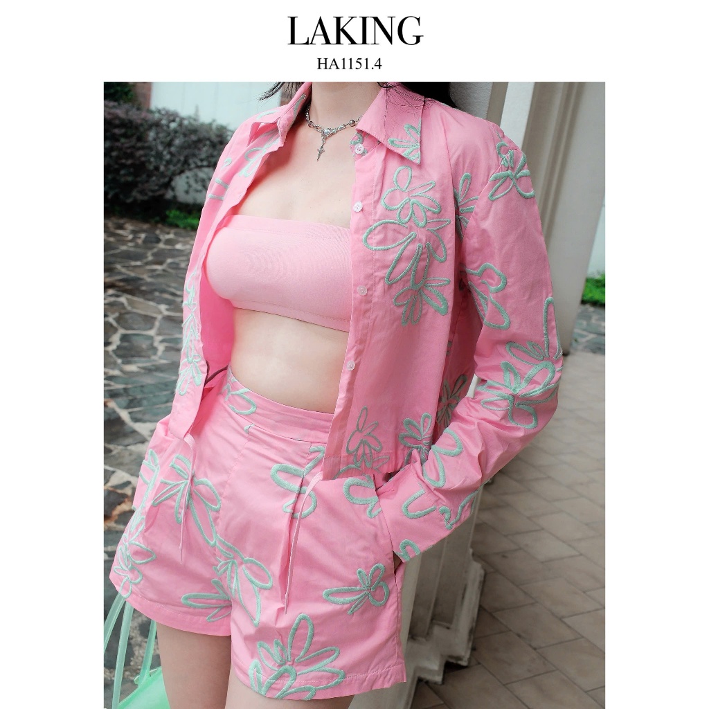 LAKING BABY ROSÉ PINK TUBE SHIRT (A30311)