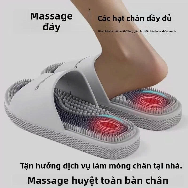 รุ่นใหม่ MASSAGE SLIPPERS CLICK YOUR FOOT MASSAGE HELP RELAX และ IMPROVE BLOOD CIRCULATION สําหรับ F