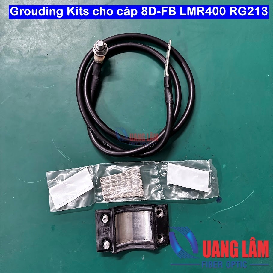 ชุดสายดินสําหรับ 8D-FB RG8 RG213 LMR400 สายโคแอกเชียล