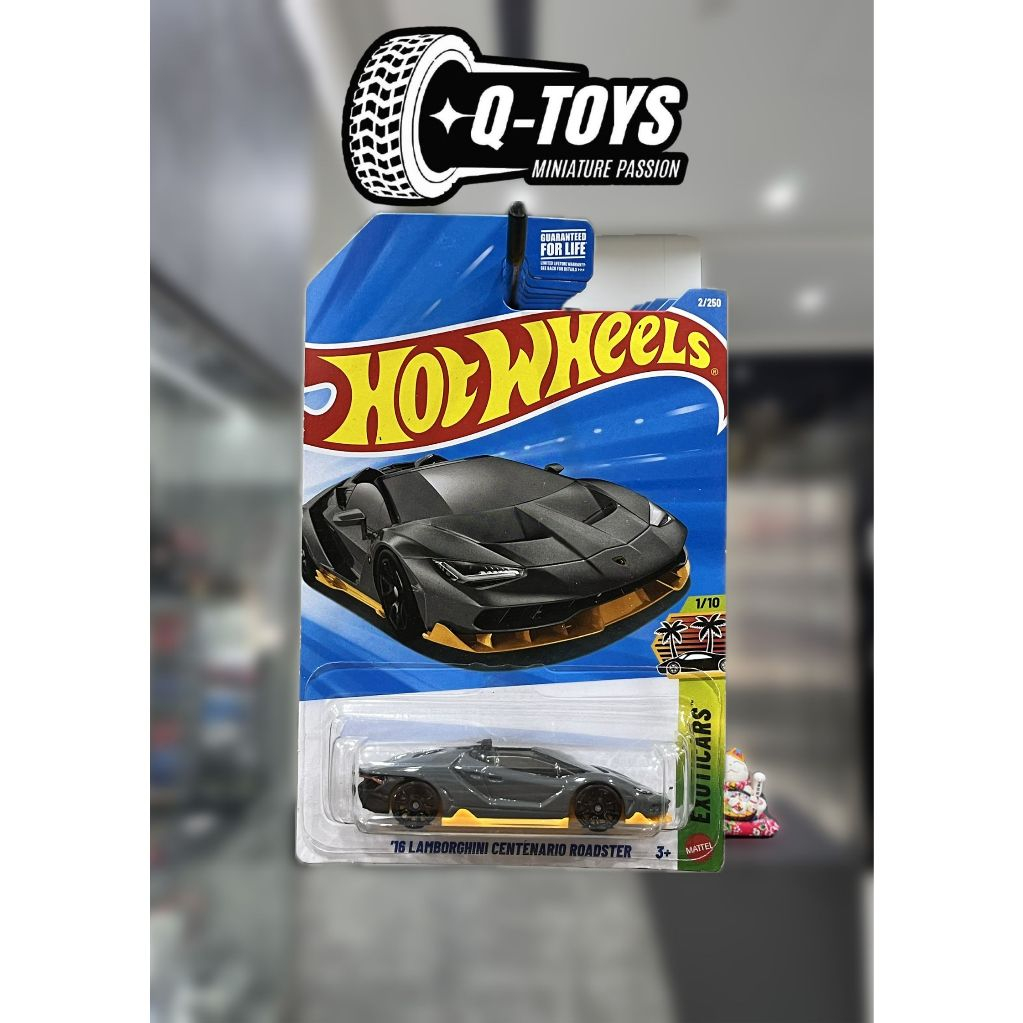 Qtoys Hot Wheels 16 Lamborghini Centenario Roadster รถโมเดลสเกล 1:64 - US Exclusive (Kroger Exclusiv