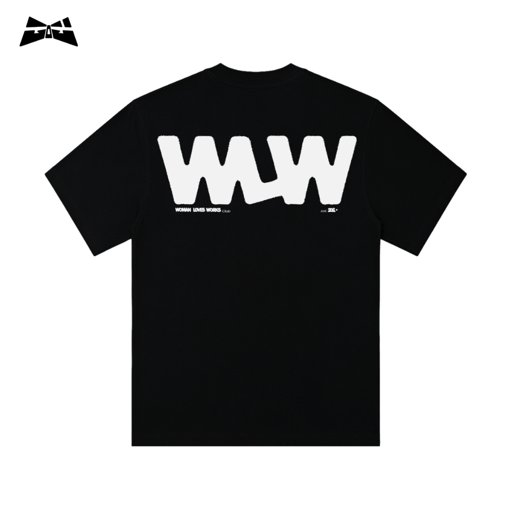 CIRCLE CLO WWW WOMAN LOVES WORKS CLUB PREMIUM COTTON UNISEX Loose Format T-SHIRT - GIGA STORE