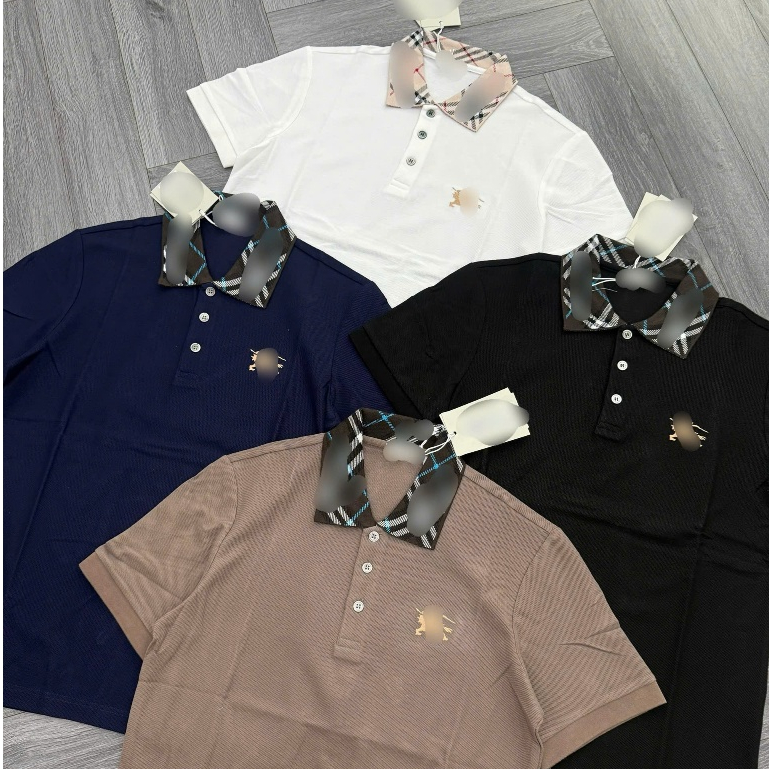 ️[คุณภาพสูง] - B0p R/-\ng เสื้อโปโลคอปกเปิดลง - รูปแบบพื้นฐานพร้อมสายคล้องคอปักที่หรูหราและประณีตสํา