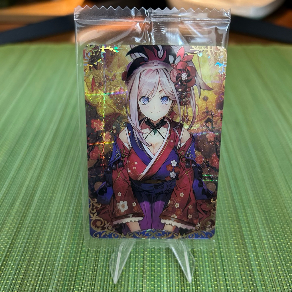 SST FGO Miyamoto Musashi การ์ดเวเฟอร์โลหะ