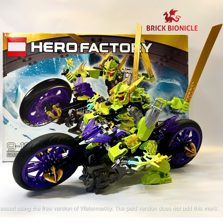VINTAGE HERO FACTORY - HERO FACTORY INSTALLATION TOY - 6231 Speeda Demon พร้อมกล่องอย่างเป็นทางการ