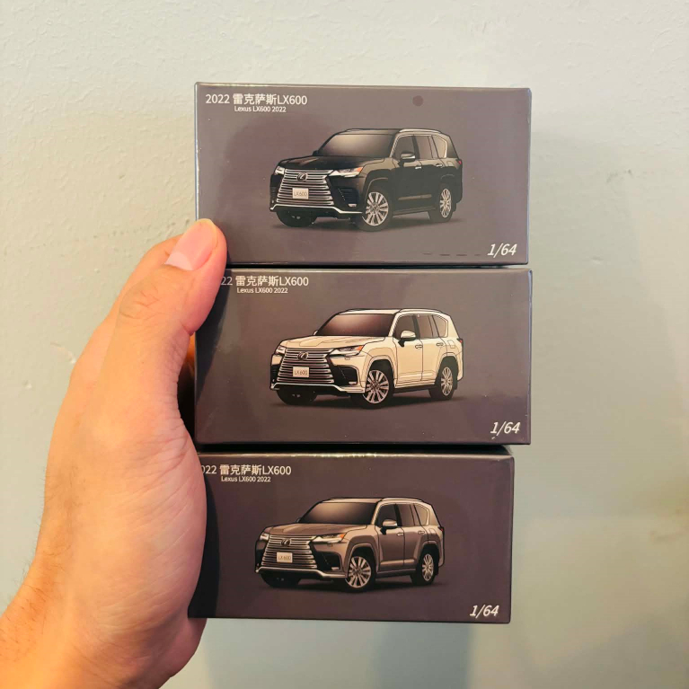 JKM Lexus LX600, LX570, GX550, LC200 1/64 ของแท้ JACKIEKIM รุ่นรถ