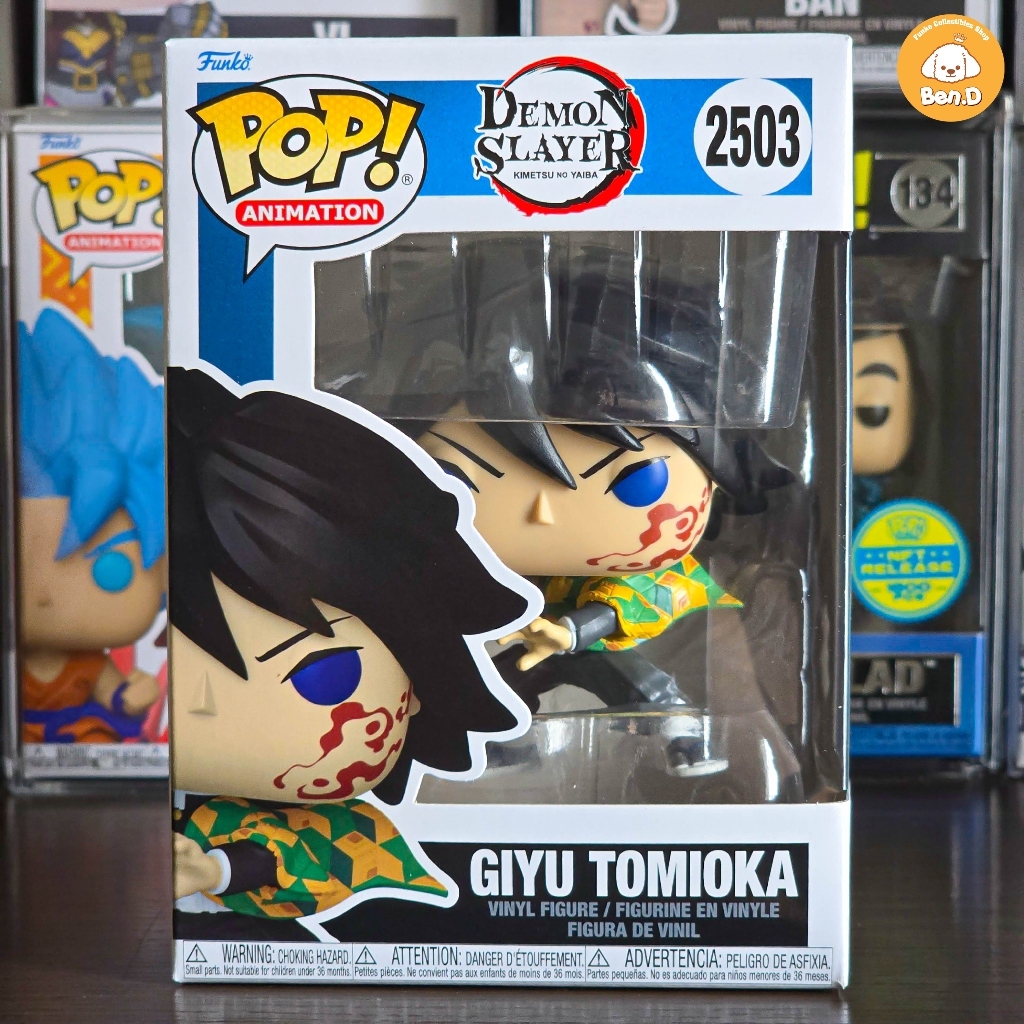 FUNKO POP Fiko POP Animation: Demon Slayer (ภาพยนตร์ปราสาทอินฟินิตี้) - Giyu Tomioka 2503
