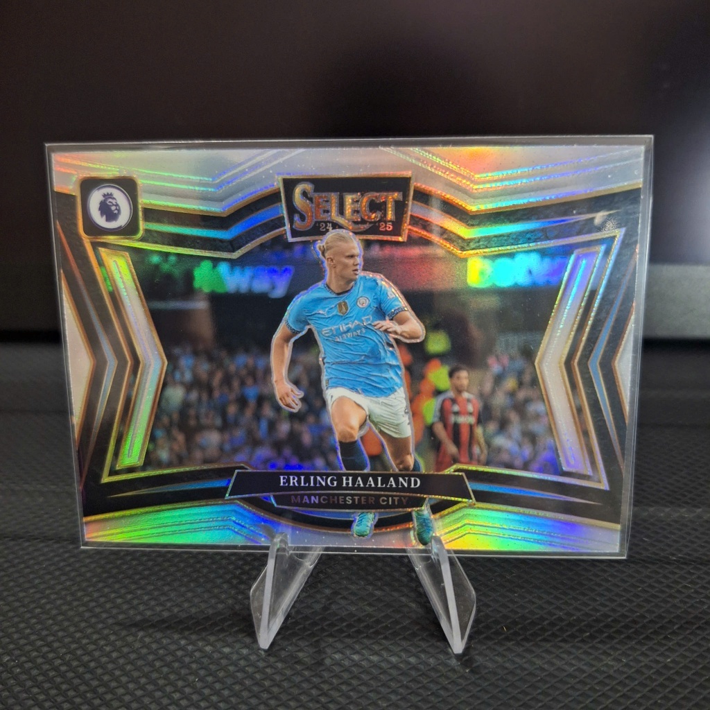 SELECT Erling Haaland Man City การ์ด Panini Prizm 2024-2025 ของแท้
