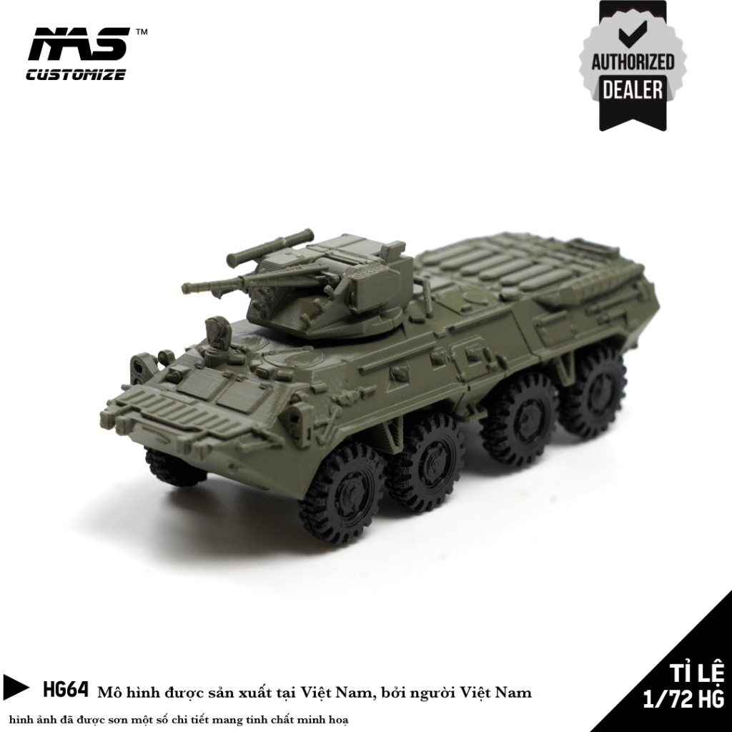 [NAS] รถหุ้มเกราะไทย รุ่น BTR-3 สเกล HG 1/72. รถหุ้มเกราะโมเดลทหาร BTR-3E1 1:72