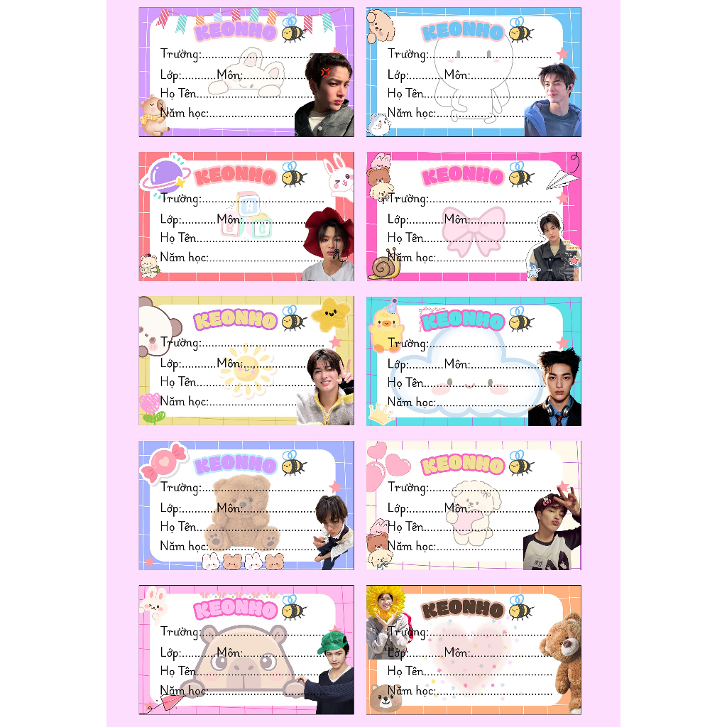ป้ายโน๊ตบุ๊ค Keonho CORTIS Fanmade | สติ๊กเกอร์โน๊ตบุ๊คพิมพ์ลาย Keonho | สติ๊กเกอร์ตกแต่งหนังสือ