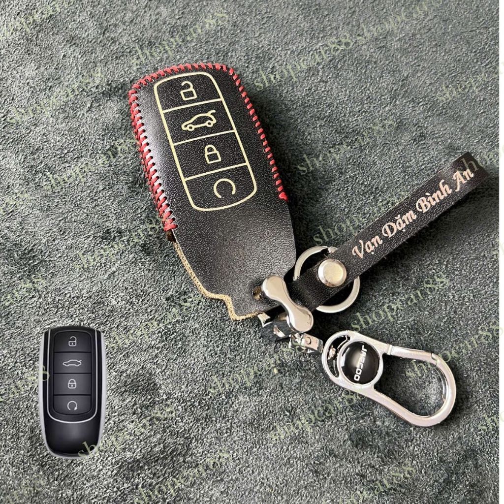 [PREMIUM] เคสกุญแจรถหนังสําหรับ Jaecoo OMODA J5, J6, J7, J8 รุ่นรถมาตรฐาน