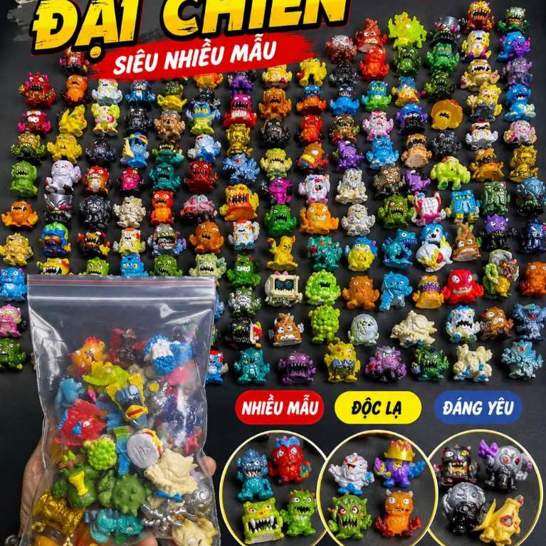 ชุด 50 MR BEAST CHARACTERS – ไม่มีเครื่องราง