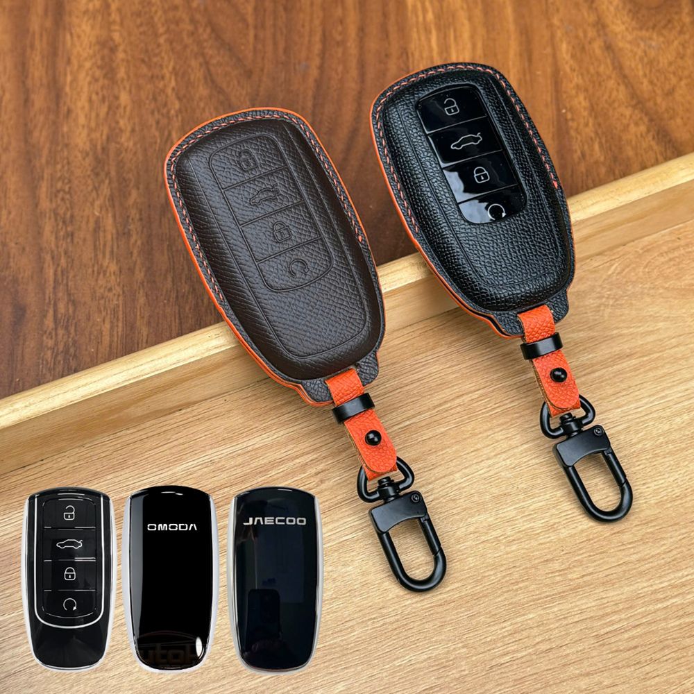 ปลอกกุญแจสําหรับ Omoda & Jaecoo 5, C5, J5, J7, J8 J7 PHEV - Epsom Cowhide - 12 เดือน