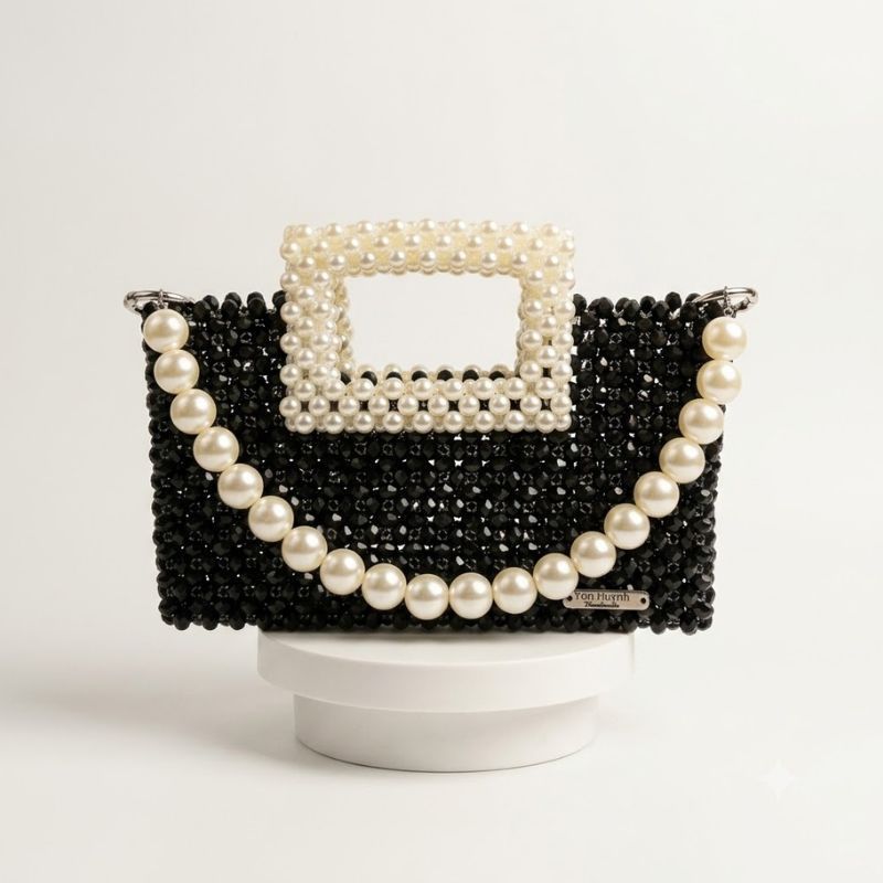 HANDMADE HUYEN BAG - CRYSTAL BEADS
