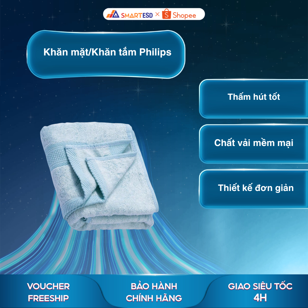 [GIFT] Philips Face Towel/Bath Towel