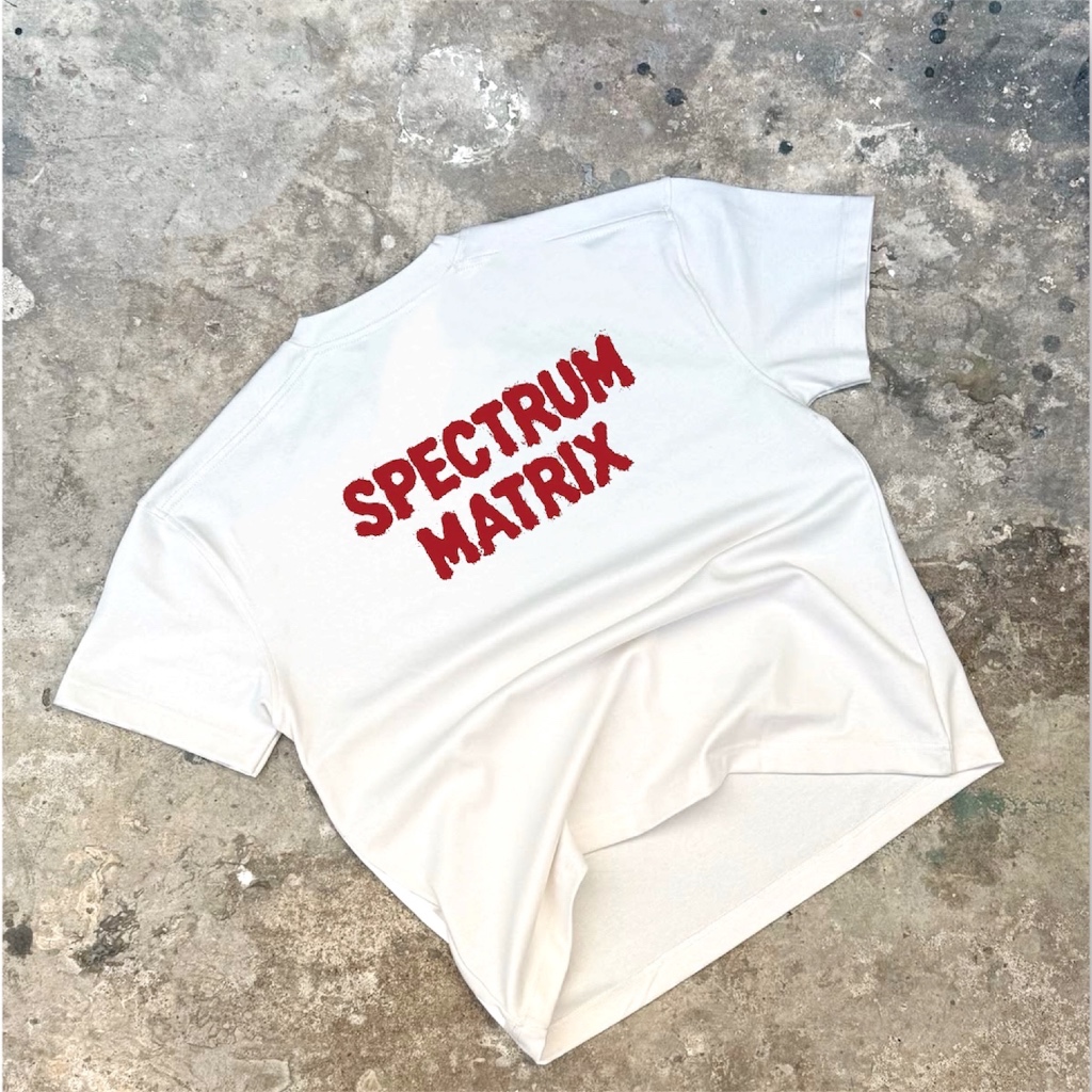 [ใหม่] UMESIAGON Boxy Form เสื้อยืดแขนสั้นผ้าฝ้ายรอบคอผู้ชายผู้หญิงตัวอักษร "UMEFACTORY"