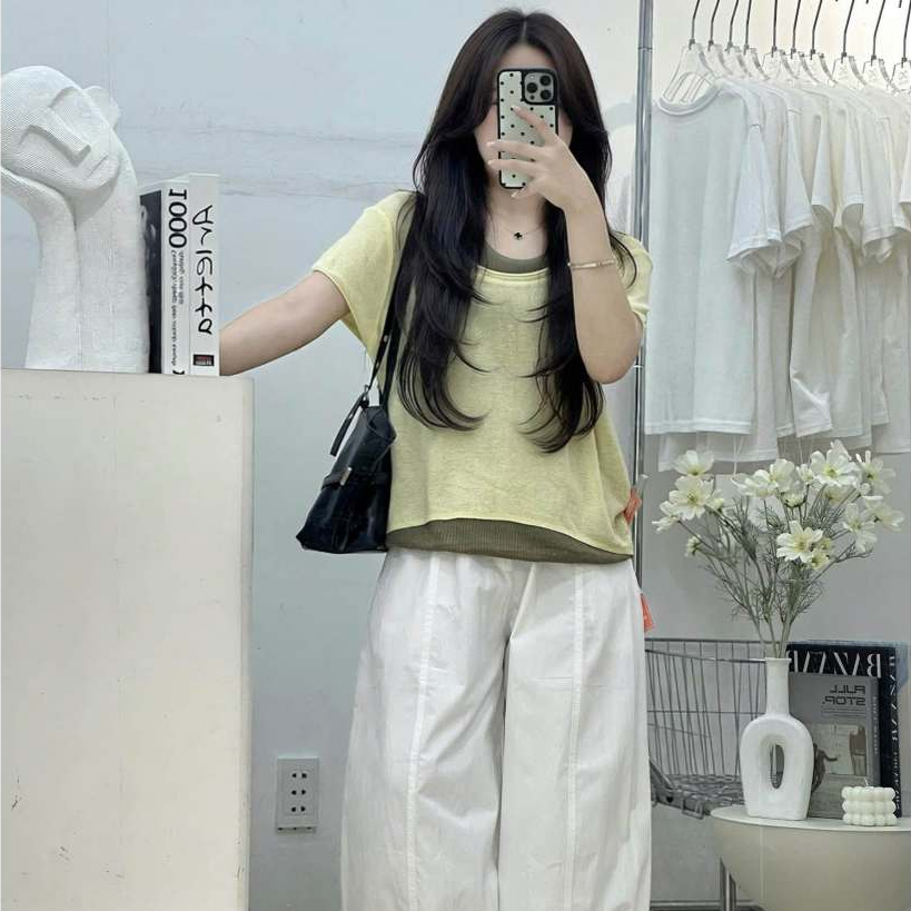 SEEU เสื้อสเวตเตอร์บางผสม XONXEN SHOP เสื้อกล้าม รหัส 80767