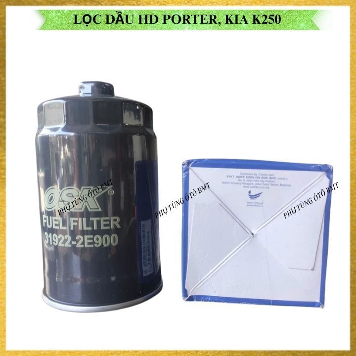 กรองน้ํามันเครื่อง (กรองน้ํามัน) Hyundai Porter, Bonggo, Mighty, Solati, Starex, รหัส 3192-2E900 (FS