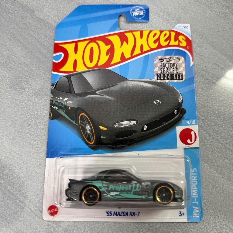 Lehuong Diecast - 2024 Hot Wheels Kroger Exclusive 95 Mazda RX-7 (ปิดผนึกจากโรงงาน)