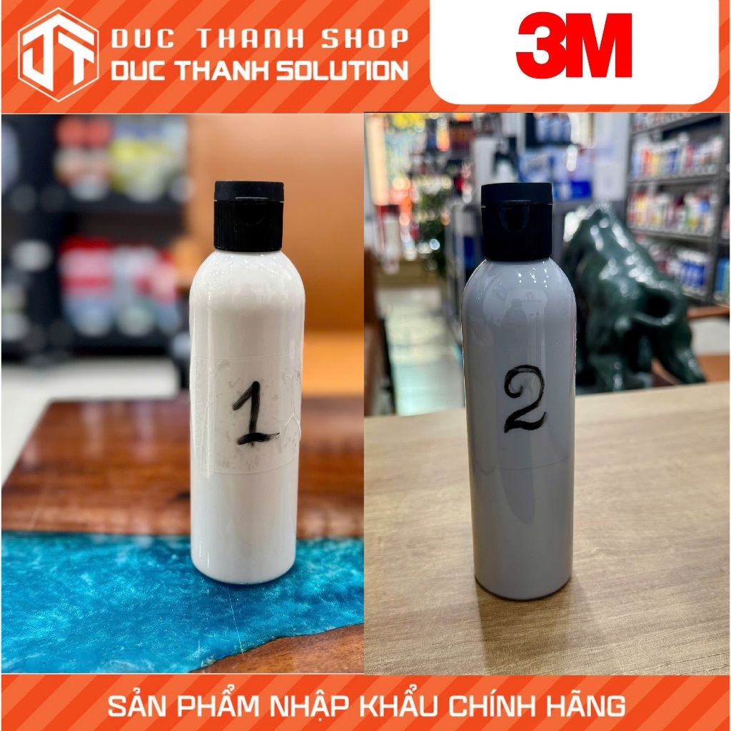 COMBO 3M POLISHING POLISH 1, STEP 2 PREMIUM SMALL BOTTLE 200ML