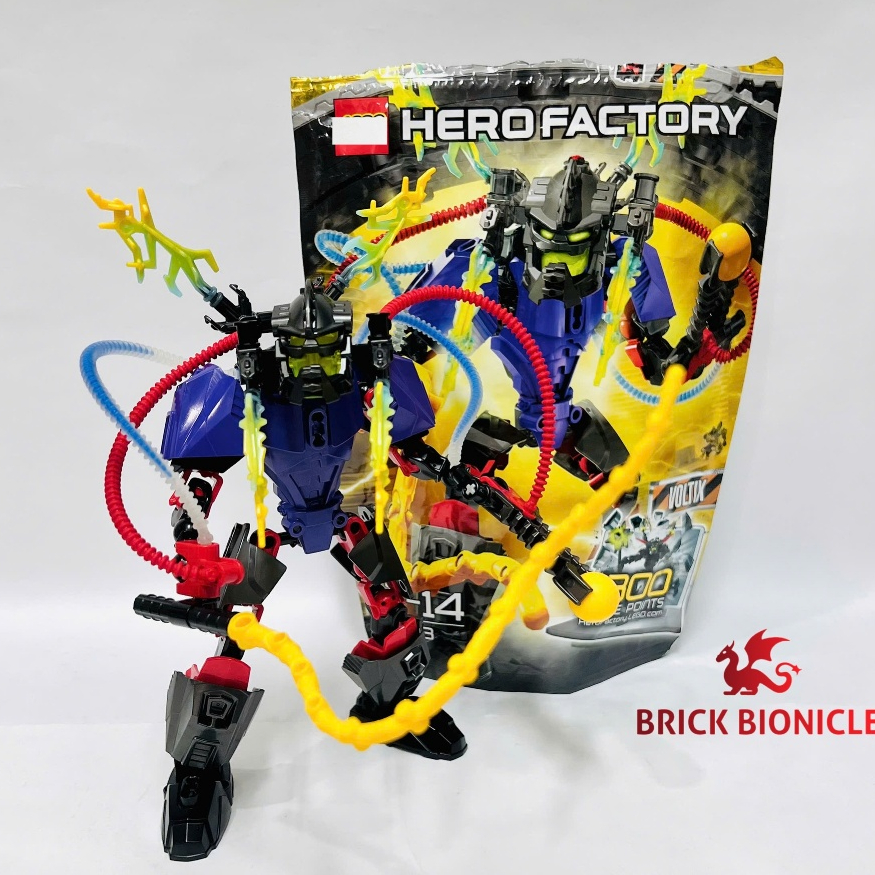 VINTAGE HERO FACTORY - HERO FACTORY INSTALLATION TOY 6283 Voltix พร้อมกล่องอย่างเป็นทางการ