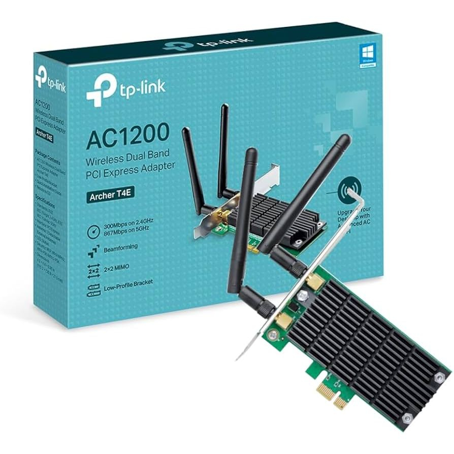 การ์ดรับสัญญาณ Wifi TP-LINK T4E AC1200 2angten