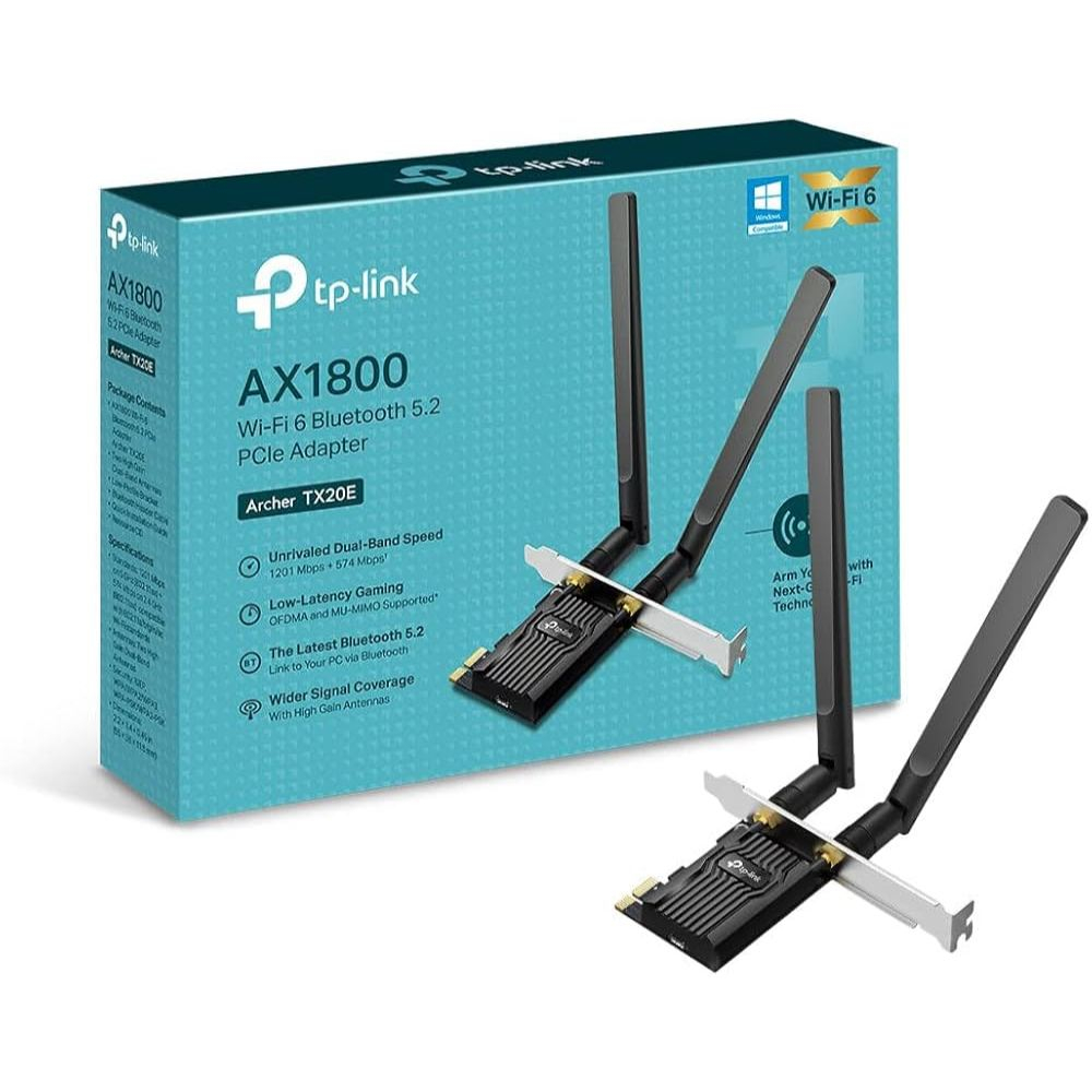 การ์ดรับสัญญาณ Wifi TP-Link TX20E AX1800 + Bluetooth 5.2