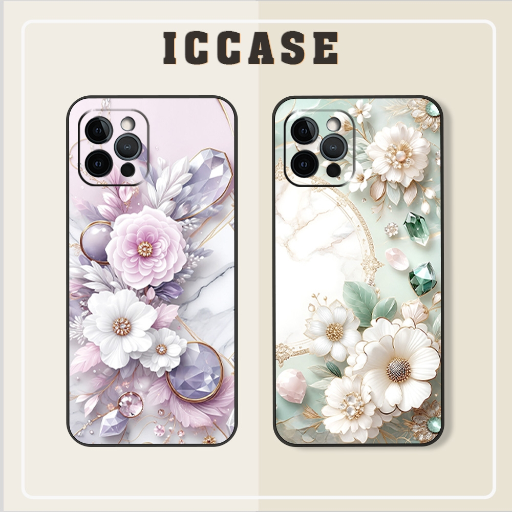 IP 13/13 Pro/13 ProMax/13 Mini Flower Case สําหรับผู้หญิงสวย