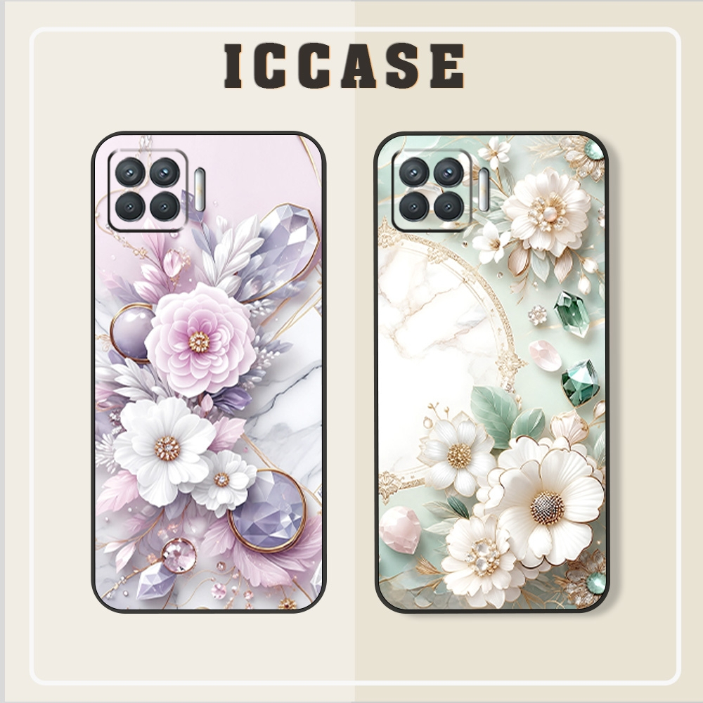 เคส Oppo A73 - A93 4G|รูปทรงดอกไม้ 5G สําหรับผู้หญิงสวย