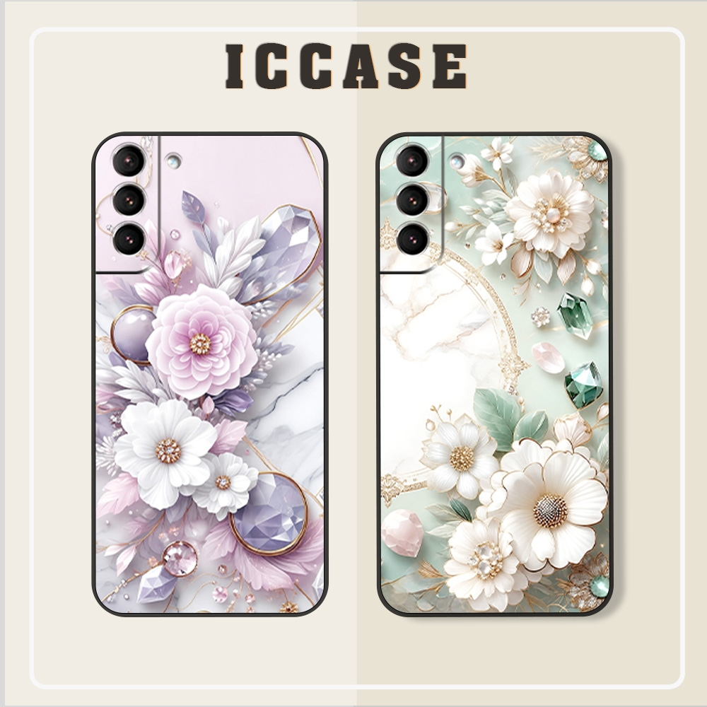 Samsung S21 5G - S21 Plus (S21+) - S21 Ultra 5G - S21 FE 5G Flower Case สําหรับผู้หญิงสวย