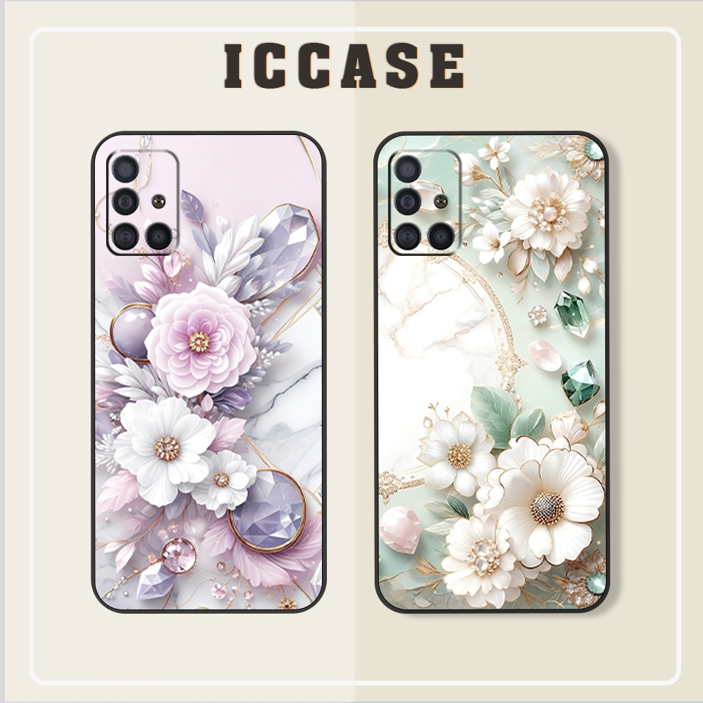 Samsung A31 - A51 - A71 Flower Case สําหรับผู้หญิงสวย