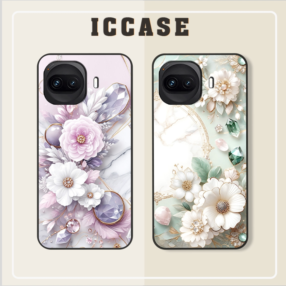 Iqoo Z9 Turbo, Z11 Turbo, Z11 Turbo Flower Case สําหรับผู้หญิงสวย