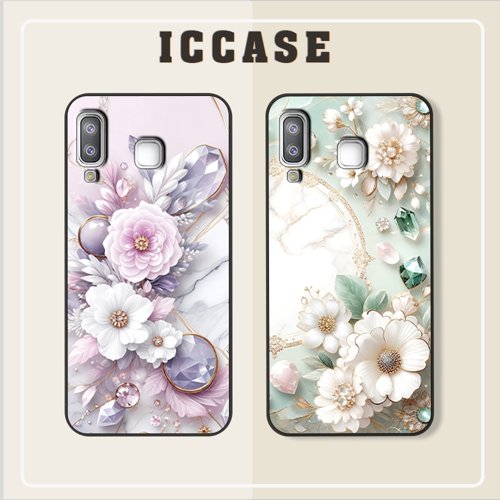 Samsung A8 Star - A9 Star Flower Case สําหรับผู้หญิงสวย