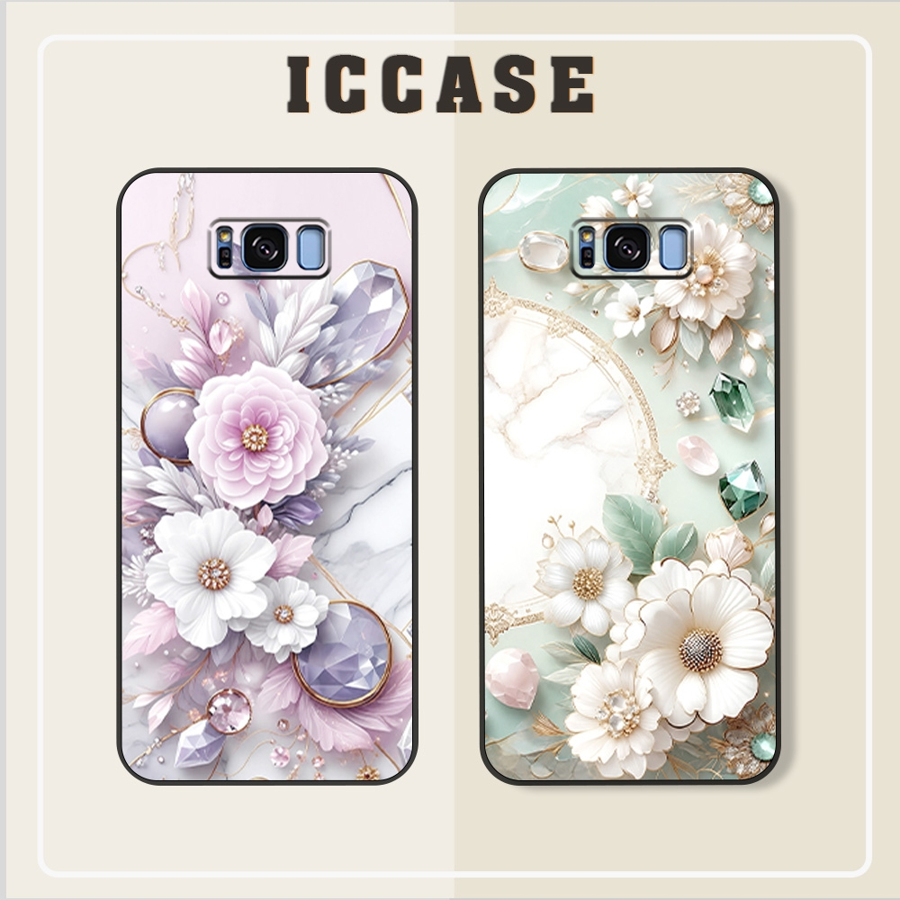 Samsung S8 - S8+ (S8 Plus) Flower Case สําหรับผู้หญิงสวย
